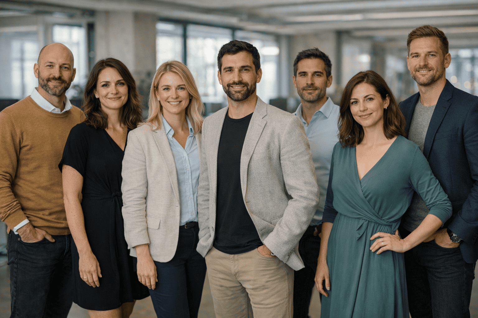 Team working on AI trading platform — Akcjovekt